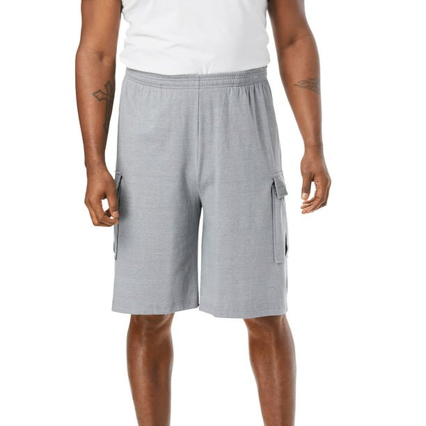 KingSize Mens Big & Tall Lightweight Jersey Cargo Shorts